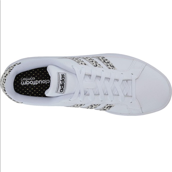 adidas Women's Grand Court Sneaker Snow leopard - Picture 2 of 4